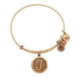 Alex & Ani Initial T Charm Bangle