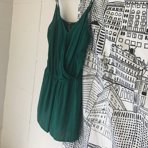 Green Forever 21 romper