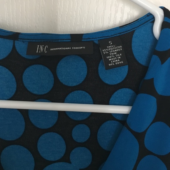 INC Macy's dress size small - jersey fit flare new - Picture 2 of 3