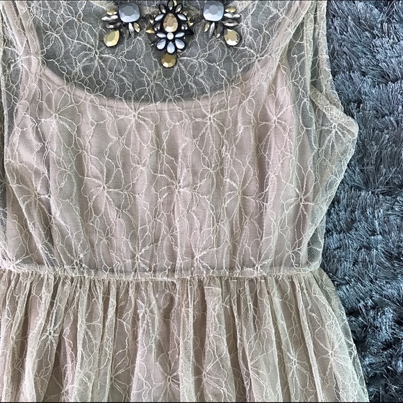 💚SOLD💚🎀Lace Mini Dress🎀 - Picture 2 of 5