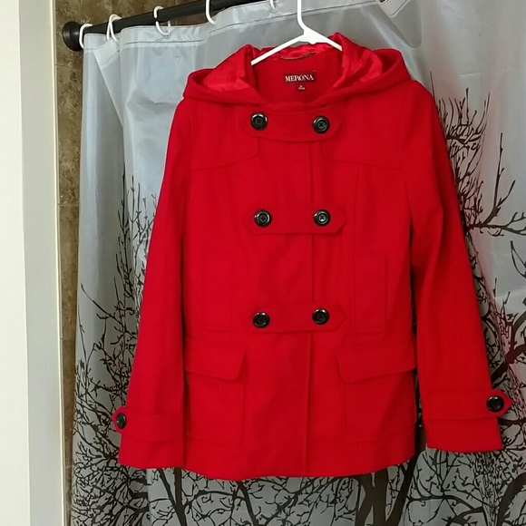 Red Pea Coat