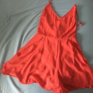 Peach Express Romper