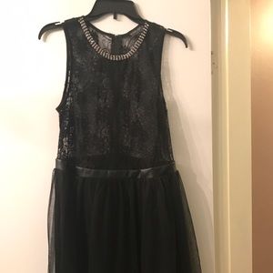 Black lace and tutu dress