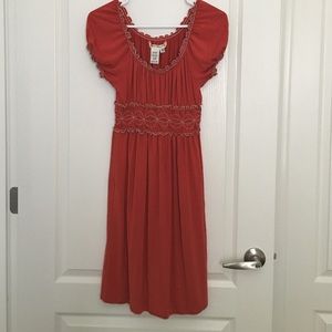 Max Studio cap sleeve jersey dress S like new