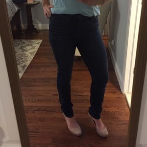 Medium Wash high rise skinny jeans