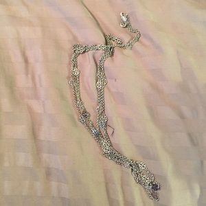 Silver Tory Burch Necklace