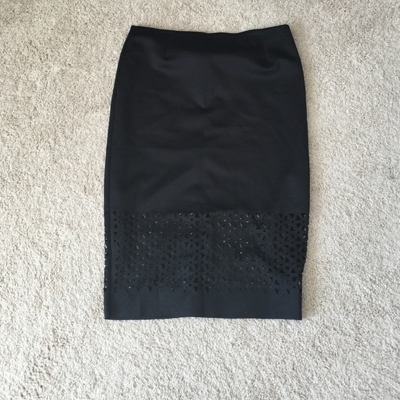 Skirt with see thru bottom