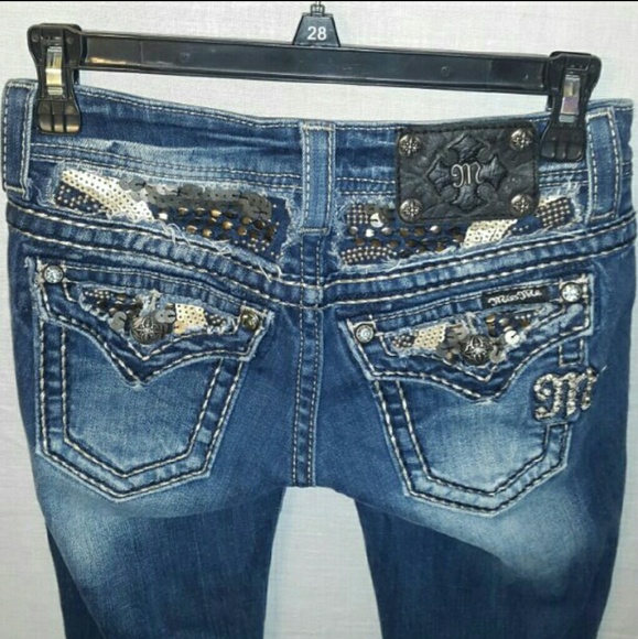 Miss me jeans 
Sz24