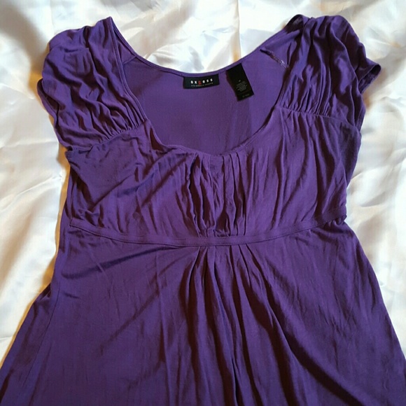Purple knit top Axcess by Liz Claiborne - Picture 1 of 2