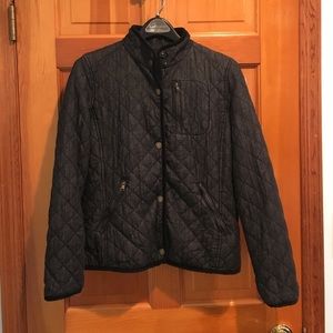 Ralph Lauren Diamond-Quilted Denim Jacket