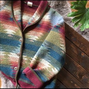 Vintage Boho wool coat