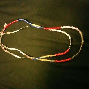 Sabika multi-colored beaded necklace