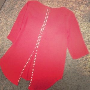 Francesca's Orange Blouse