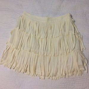 Ivory color skirt
