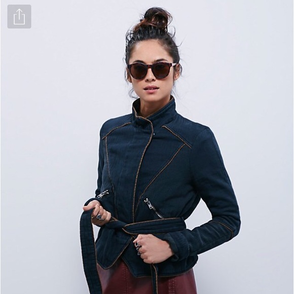 Free People Jackets & Blazers - Like New Free People Doublecloth Twill Jacket