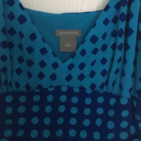 Ann Taylor summer dress, size 0. Cute! Like new. - Picture 2 of 4