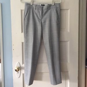 JCrew Grey Skimmer Pants 0