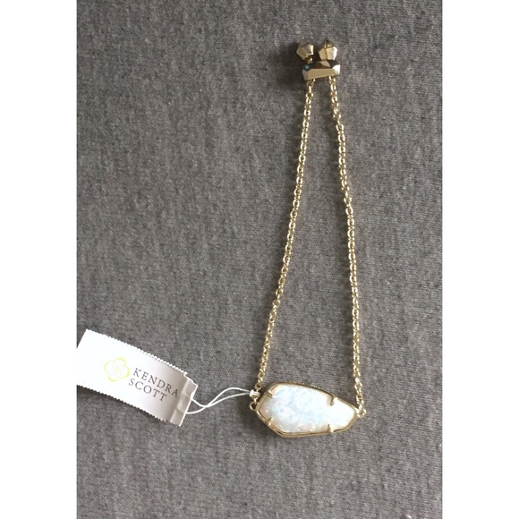 NWT Kendra Scott Cambel White Opal Bracelet - Picture 2 of 3