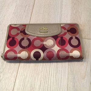 Multicolor Large Coach wallet