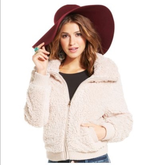American Rag Fleece Bomber Jacket