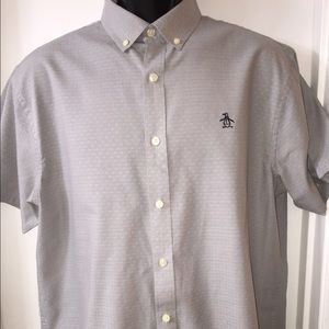SOLD Original Penguin Munsingwear gray button down
