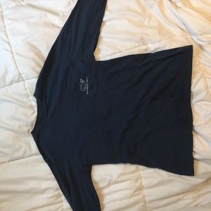 blue vineyard vines long sleeve t shirt