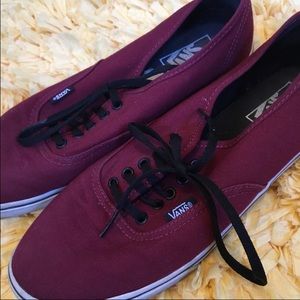 maroon vans