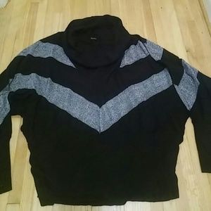 Silver and Black Sweater