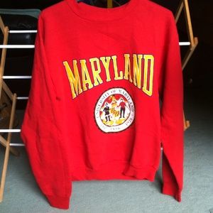 University of Maryland Crew Neck Sweater