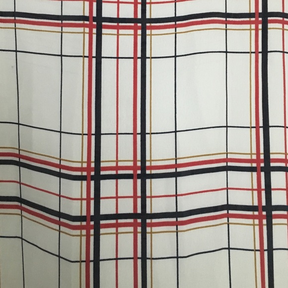 New w/o tags silky plaid top The Limited XS nice! - Picture 4 of 4