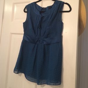 Banana Republic top, layered with cinched waist