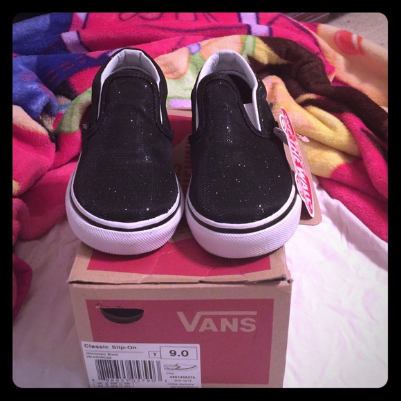 Toddlers *SHIMMER* slip on VANS