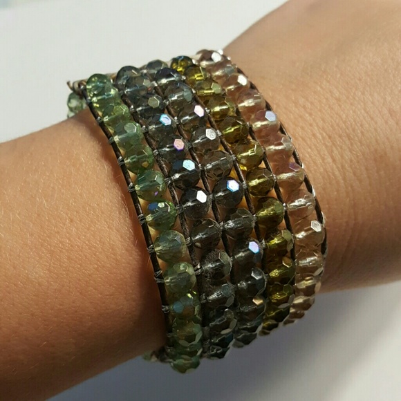 Multicolor stretch bead bracelet - Picture 2 of 3
