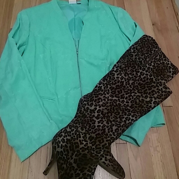 Mint Green Blazer