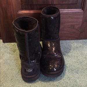 Black Sequin UGG