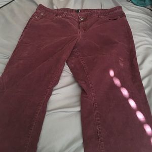GAP Plum corduroy pants