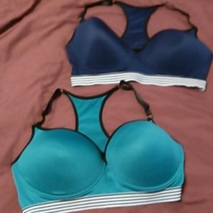 Racer back sports bras set of 2