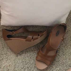 Brown Dr.Scholls wedges