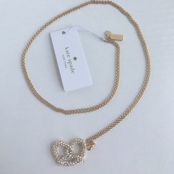 Kate Spade NYC Pave Pretzel Necklace - Picture 2 of 3