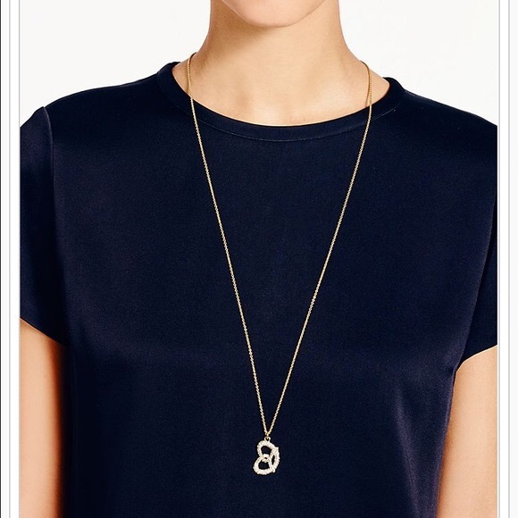 Kate Spade NYC Pave Pretzel Necklace - Picture 3 of 3