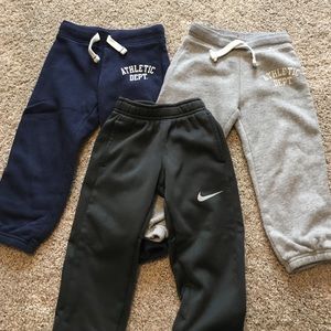 3 pair of toddler boy Athletic pants