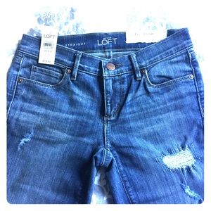 NWT - Ann Taylor Loft straight leg jeans