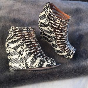 Rebecca Minkoff Snakeskin wedge