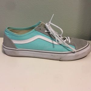Vans blue and grey sneakers