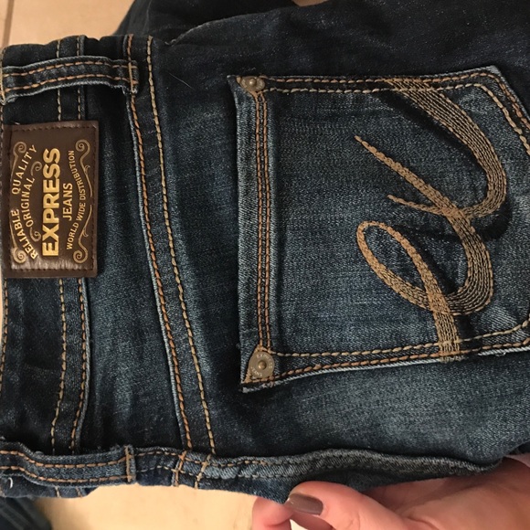 Express Stella boot cut lowrise jeans