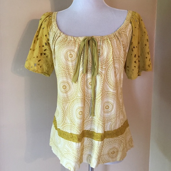 Anthro Language Blouse