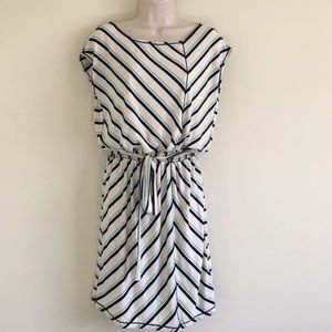 NWT Max Studio Striped Dress, Blue & Mint