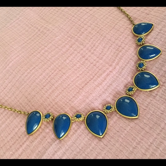 J. Crew Blue Chunky Necklace