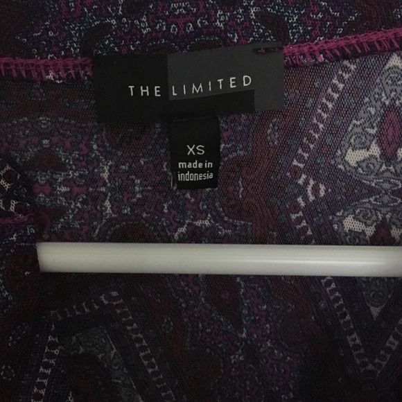 New w/o tags sheer mesh style top The Limited XS - Picture 2 of 4