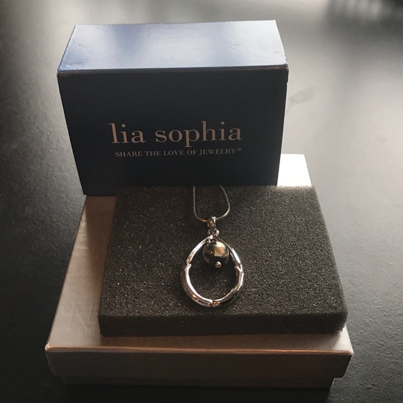 Lia Sophia silver necklace